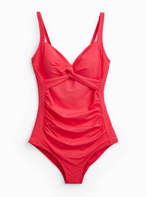Bright Pink Low Leg Swimsuit 20